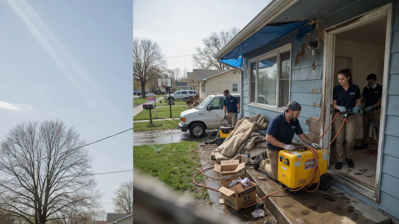 Basement Flood Cleanup in Union, MO near me